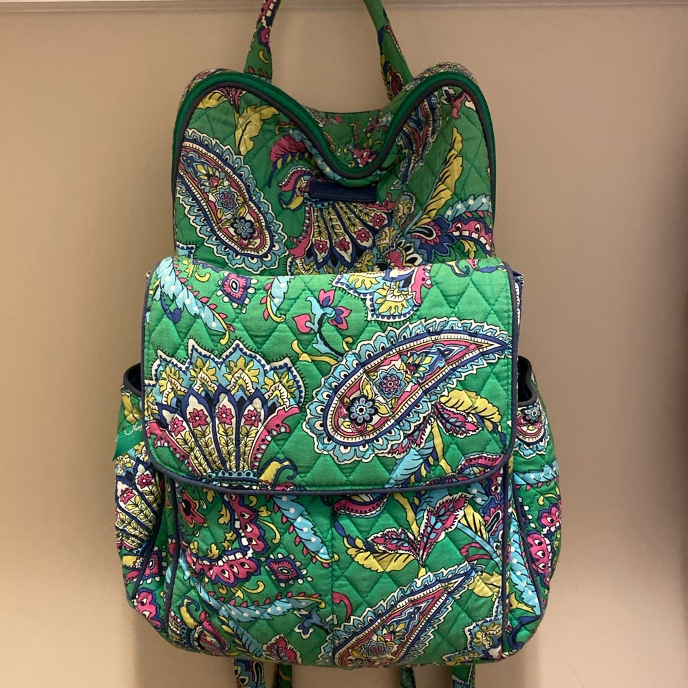 Vera Bradley Emerald Paisley Ultimate Backpack